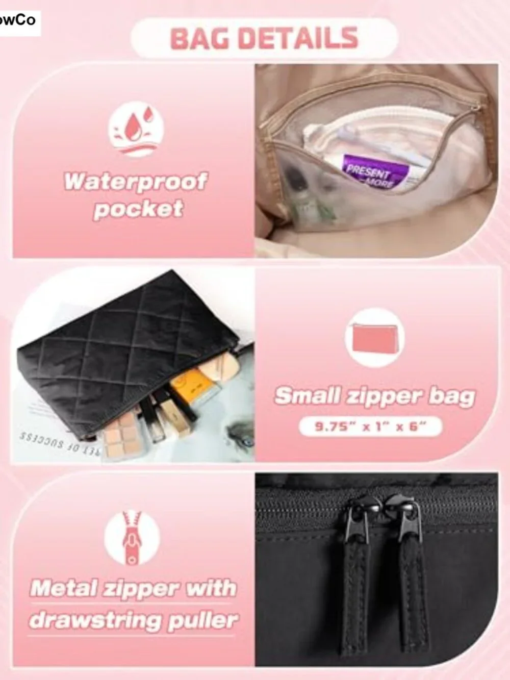 Quilted Travel Duffle with Shoe Compartment, Wet Pocket, Laptop Sleeve